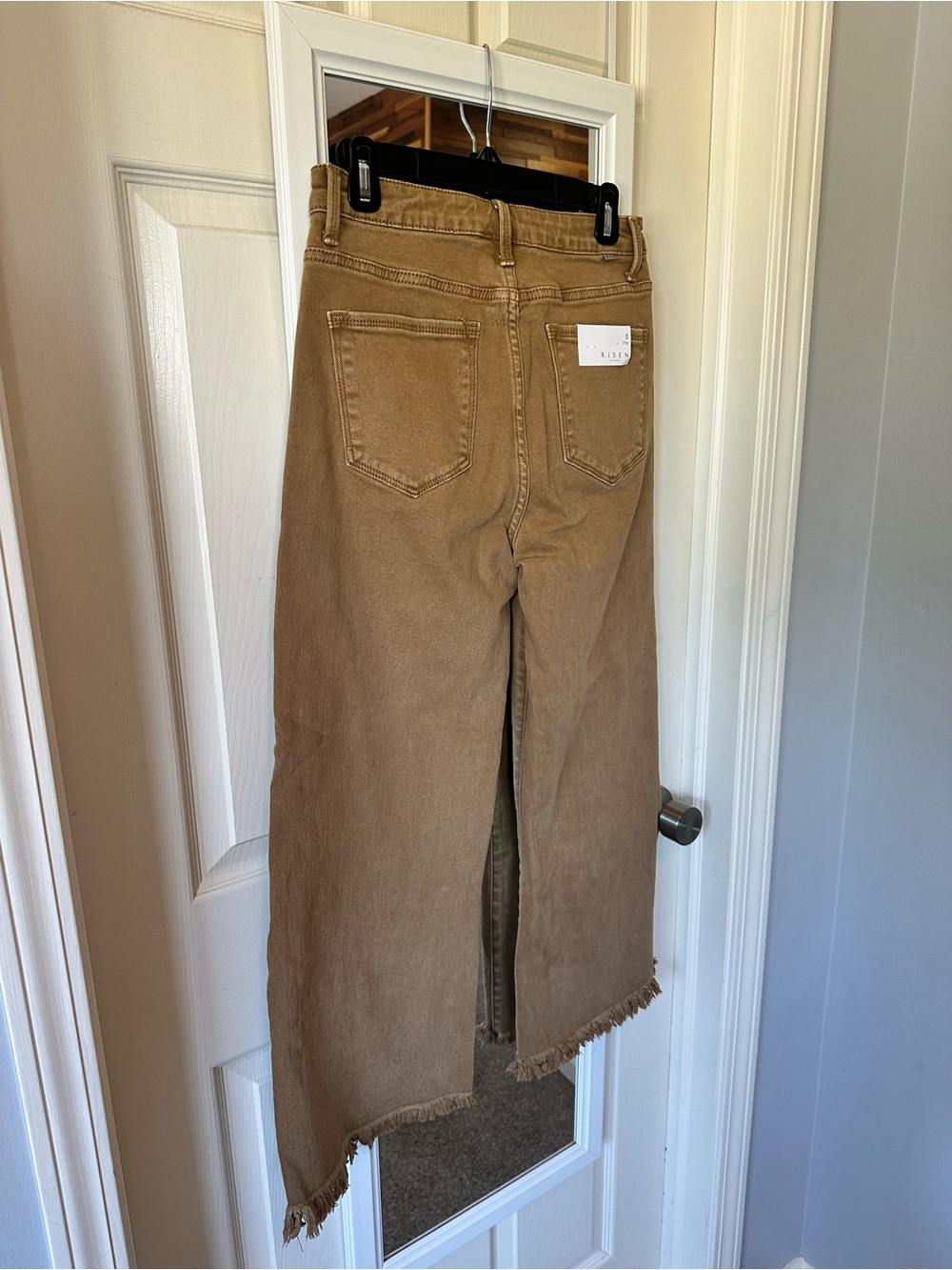 NWT🤎Risen Mocha High-Rise Tummy Control Cropped Wide-Leg 5/27 - Picture 11 of 11